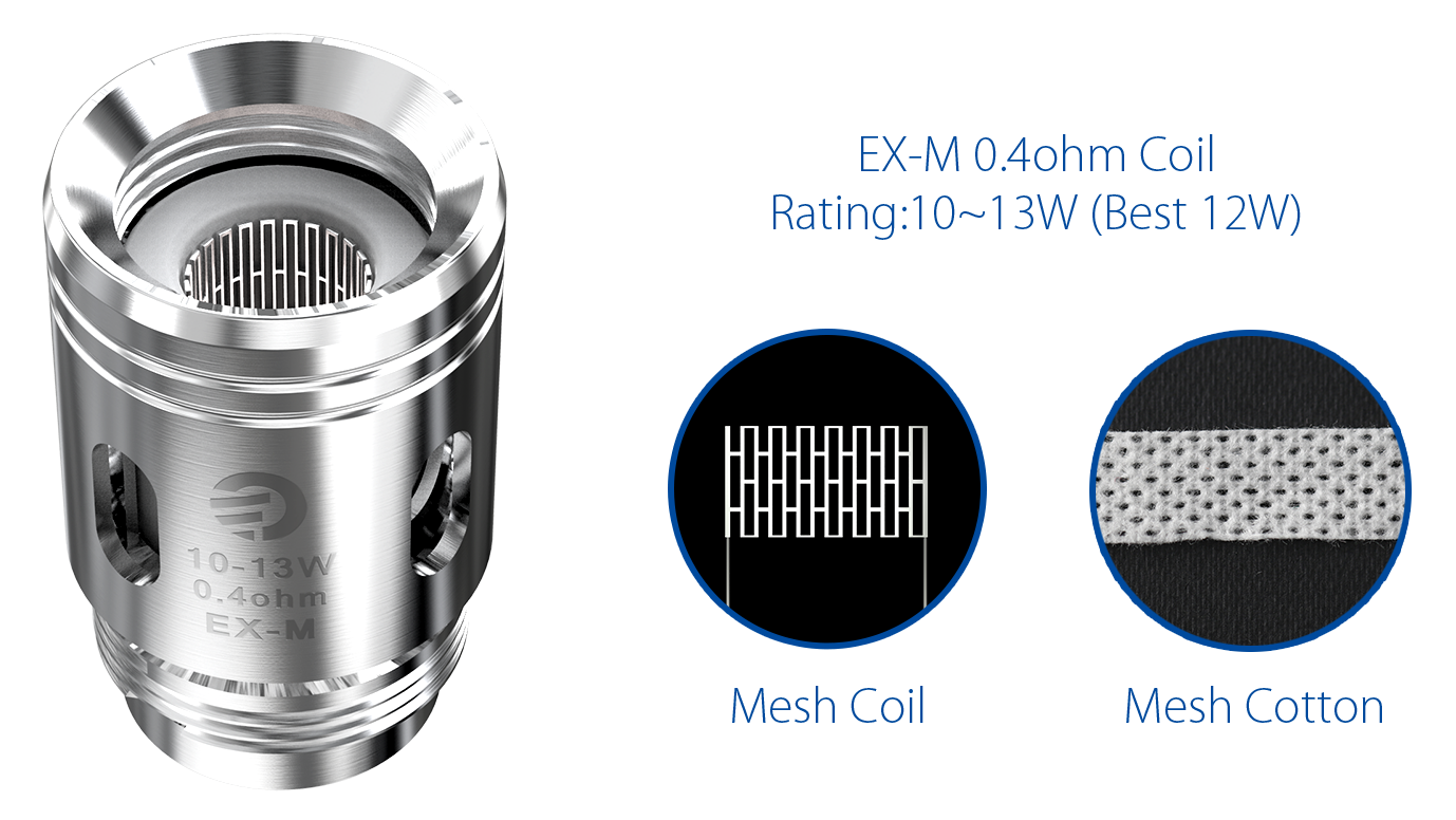 Joyetech EX-M 0.4ohm Mesh Head
