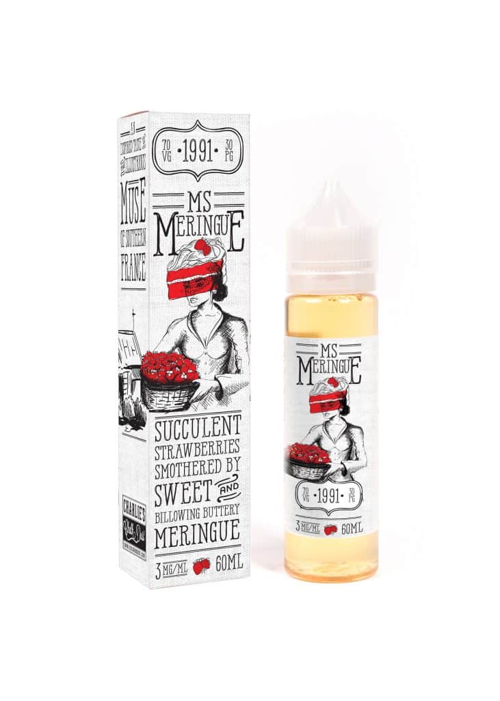 ⁦Miss Meringue by Charlie's Chalk Dust, 60ml, 3mg⁩ - الصورة ⁦2⁩