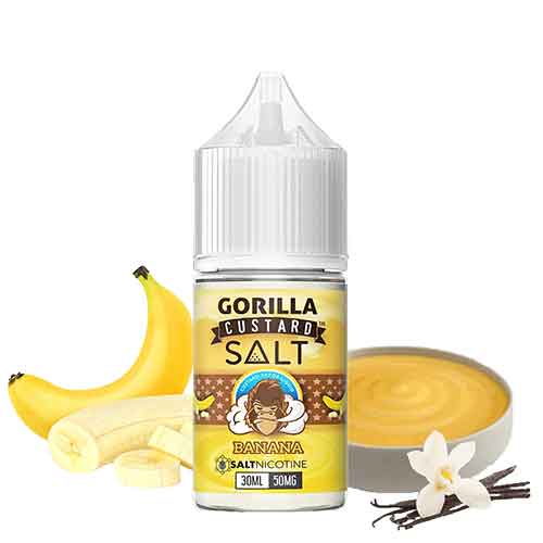 Gorilla Custard Salt - Banana - 30ML
