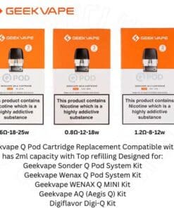 Wenax Q Pod Replacement
