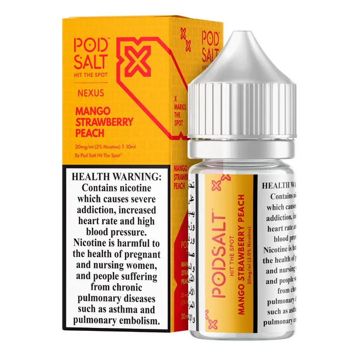 Pod Salt Nexus Mango Strawberry Peach